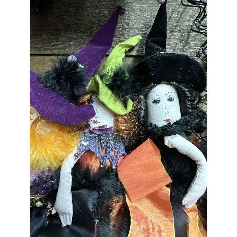 Witches Halloween Wreath 14”